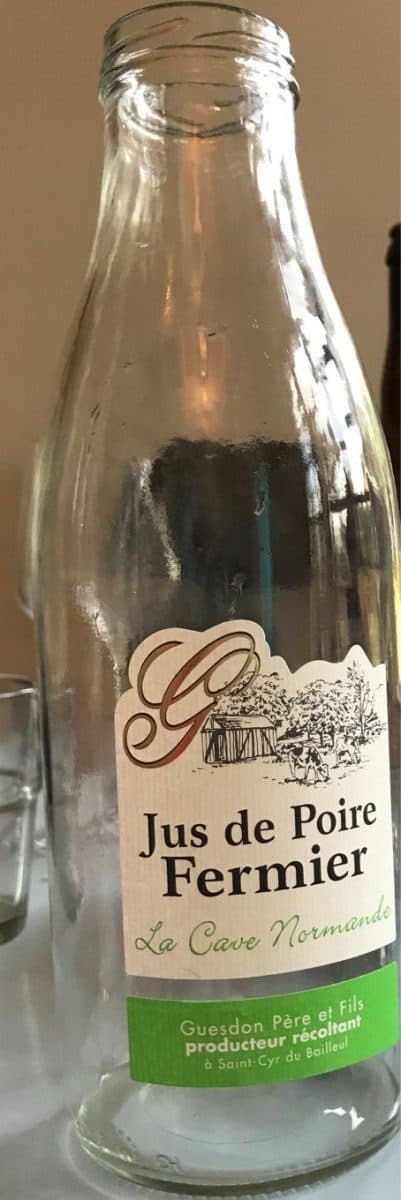 Open Food Facts Jus de poire fermier packshot