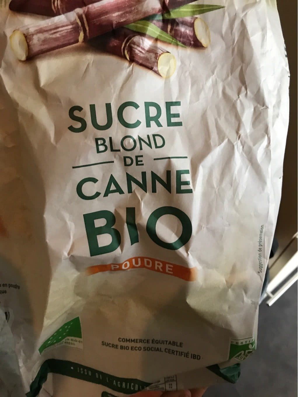 S.A. Loiret & Haëntjens Sucre Blond de Canne Bio packshot