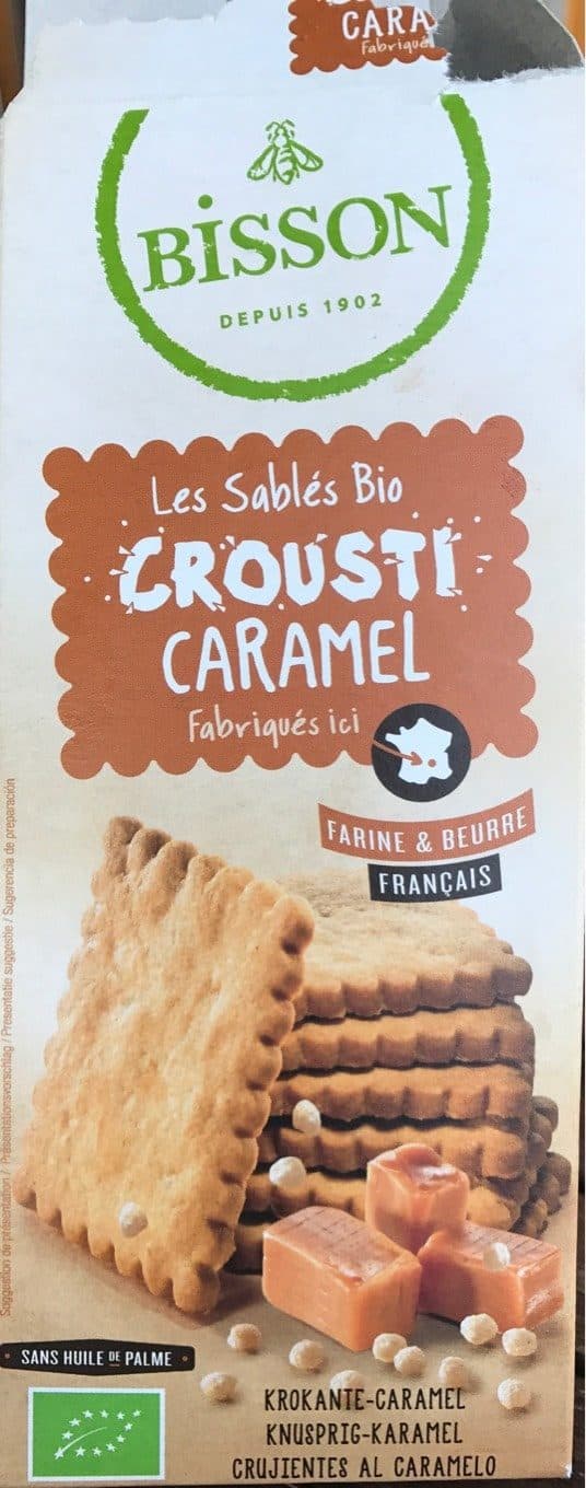 Bisson Sables Bio Crousti Caramel packshot