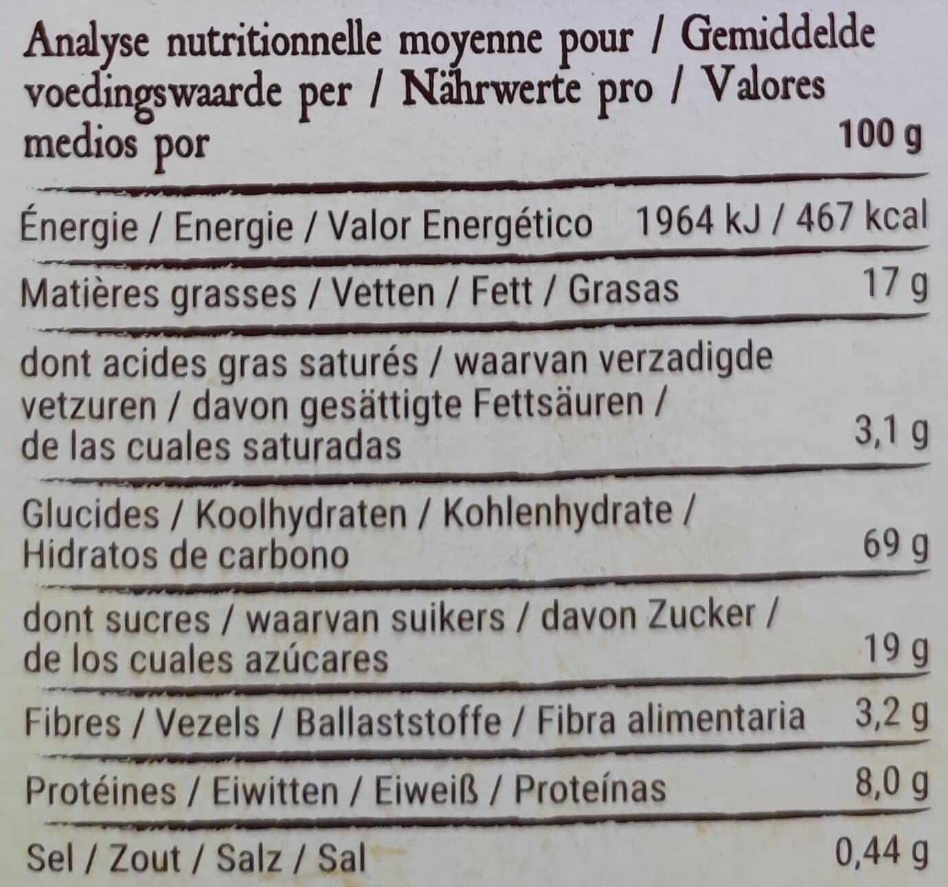 Bisson Les sablés authentiques raisin noisette packshot