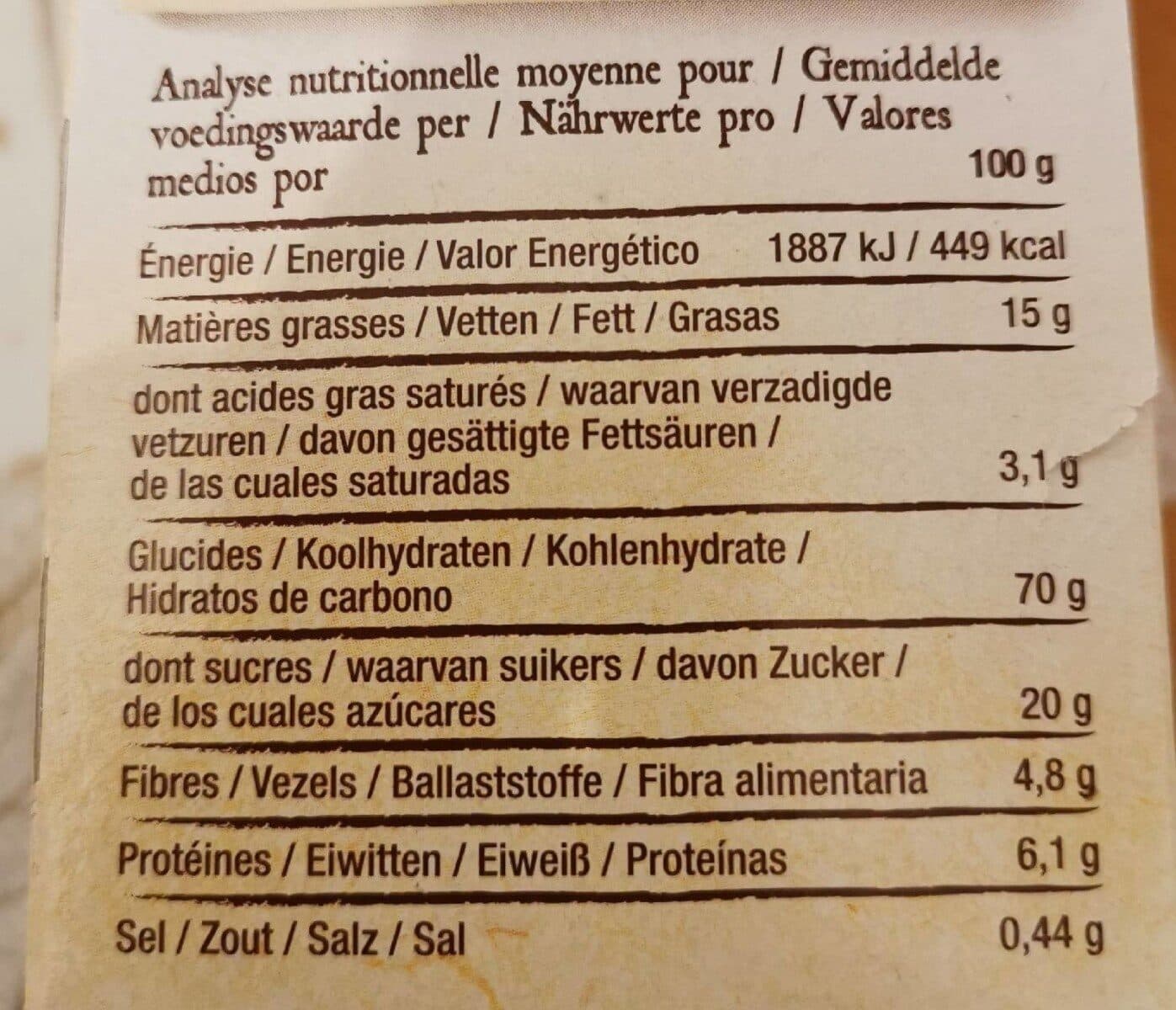 Bisson Les sablés authentiques châtaigne packshot