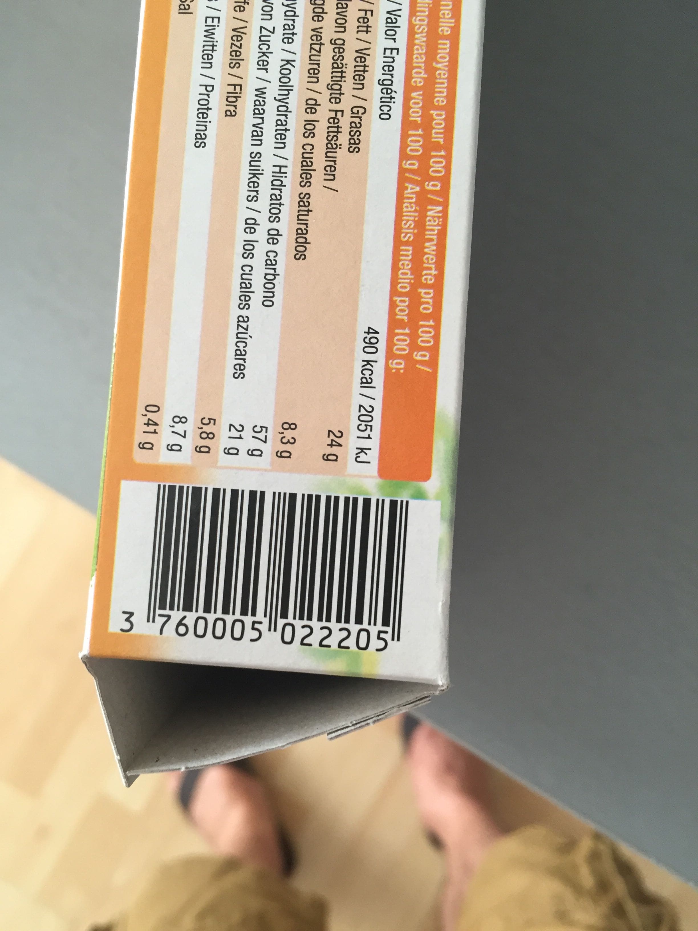 Open Food Facts 3760005022205 packshot