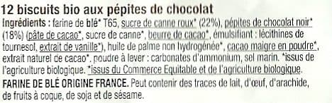 Bisson Cookies chocolat packshot