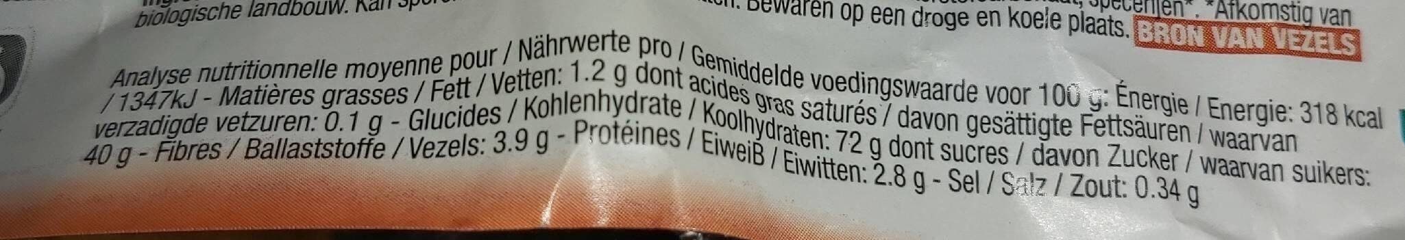 Bisson Régamiel. Pain d'épices bio prétranché packshot