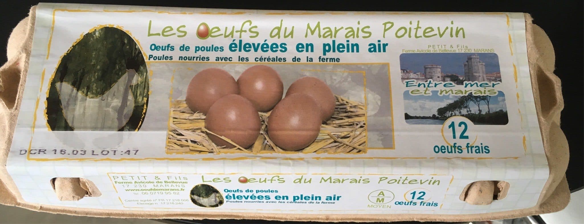 Les Oeufs du Marais Poitevin Les oeufs du marais poitevin packshot