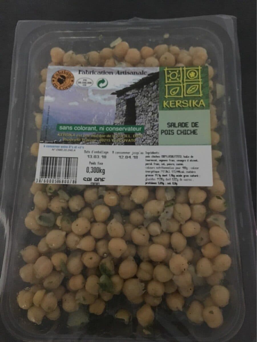 Open Food Facts Salade de pois chiches packshot
