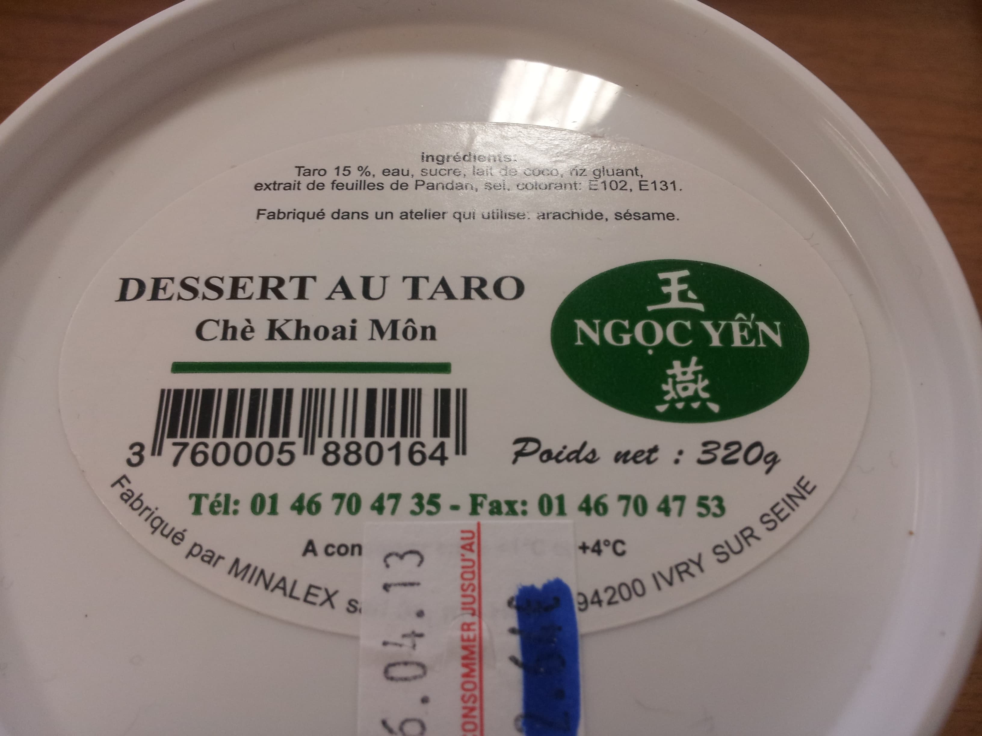 Ngoc yen Dessert au taro packshot