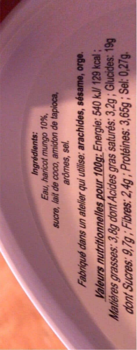 Open Food Facts Dessert Che Tao Xon 320G packshot