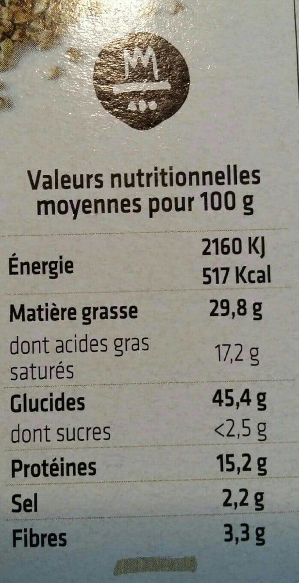 Open Food Facts Biscuits Sarrasin tomme packshot