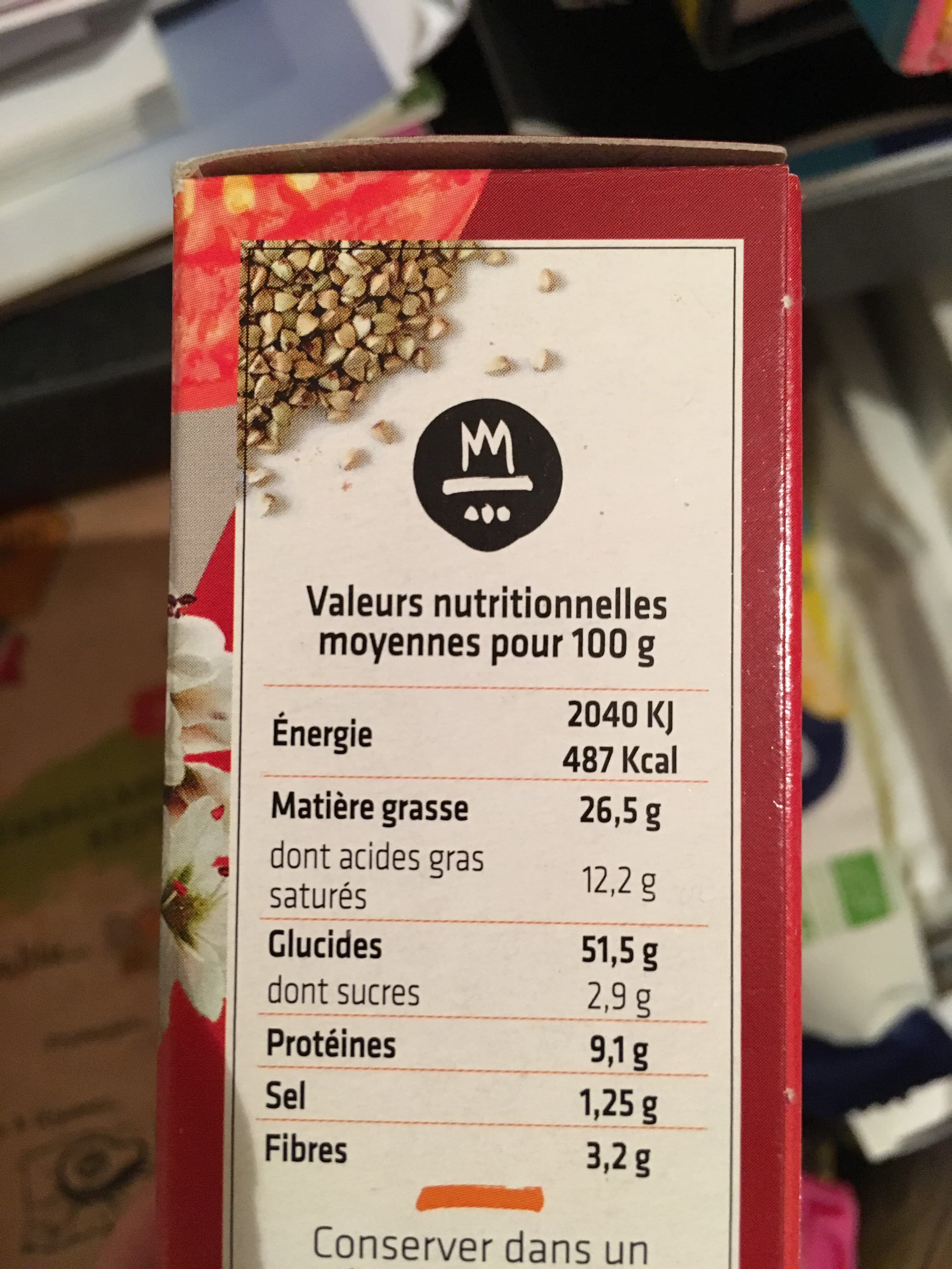 Open Food Facts Biscuits sarrasin tomate packshot
