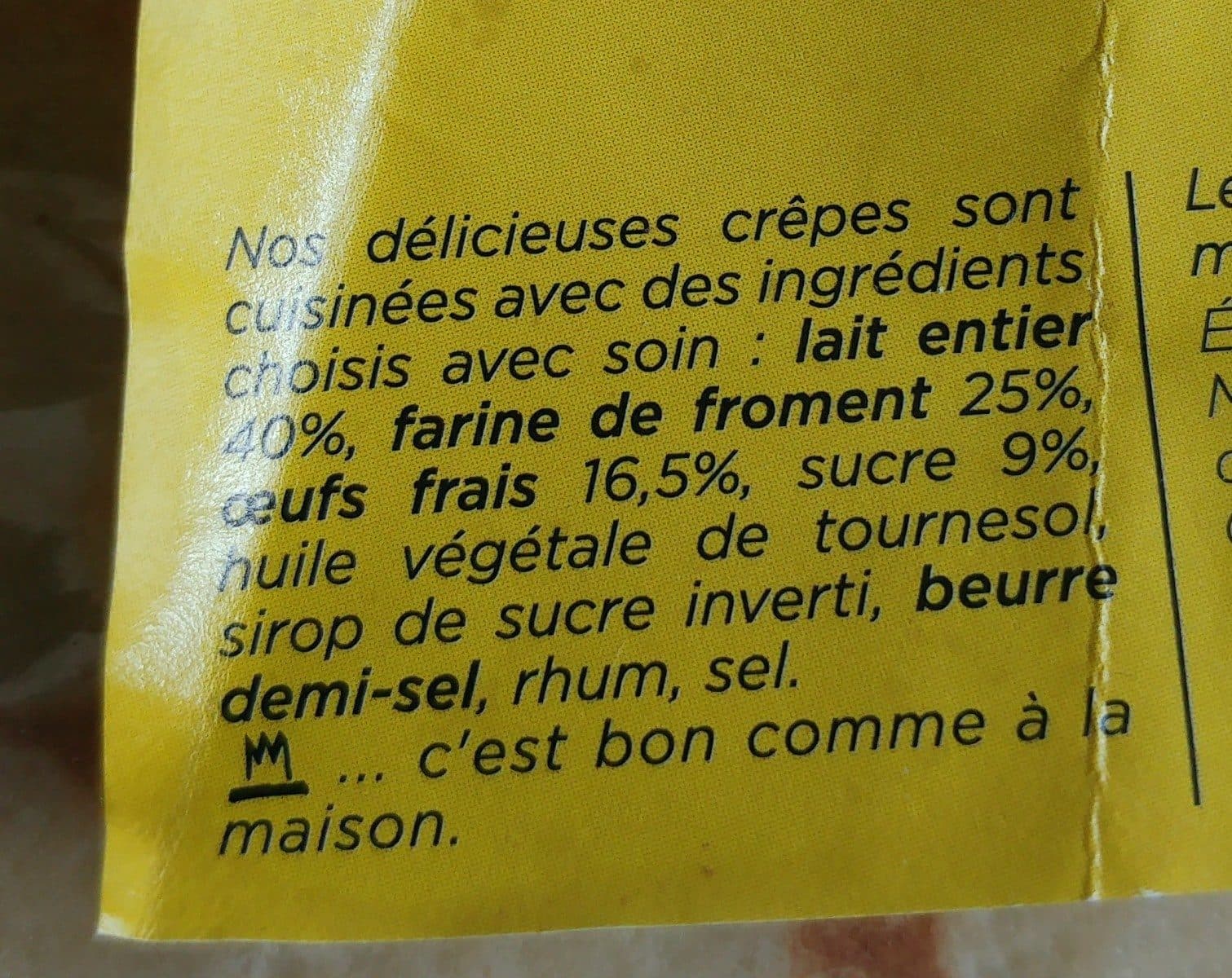 Maison Malansac 6 Crêpes Fraîches de Froment packshot