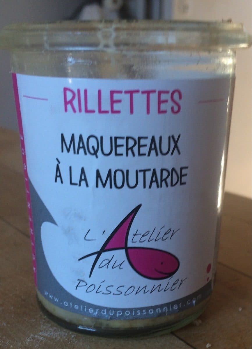 L'Atelier du Poissonnier Rillettes Maquereaux à la moutarde packshot