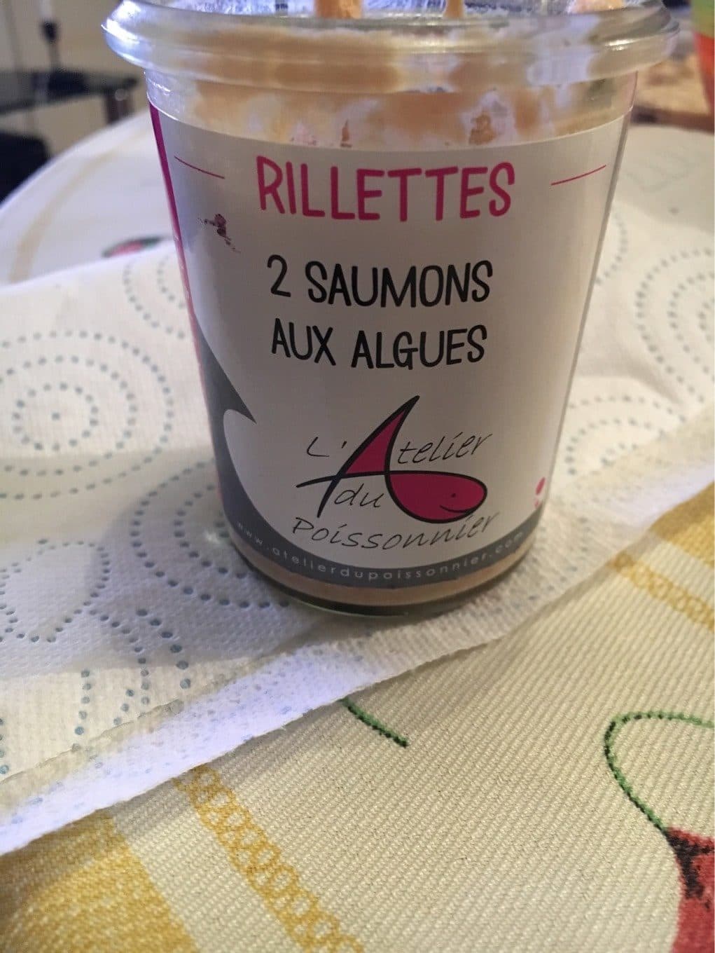 L’atelier Du Poissonier Rillettes 2 saumons aux algues packshot