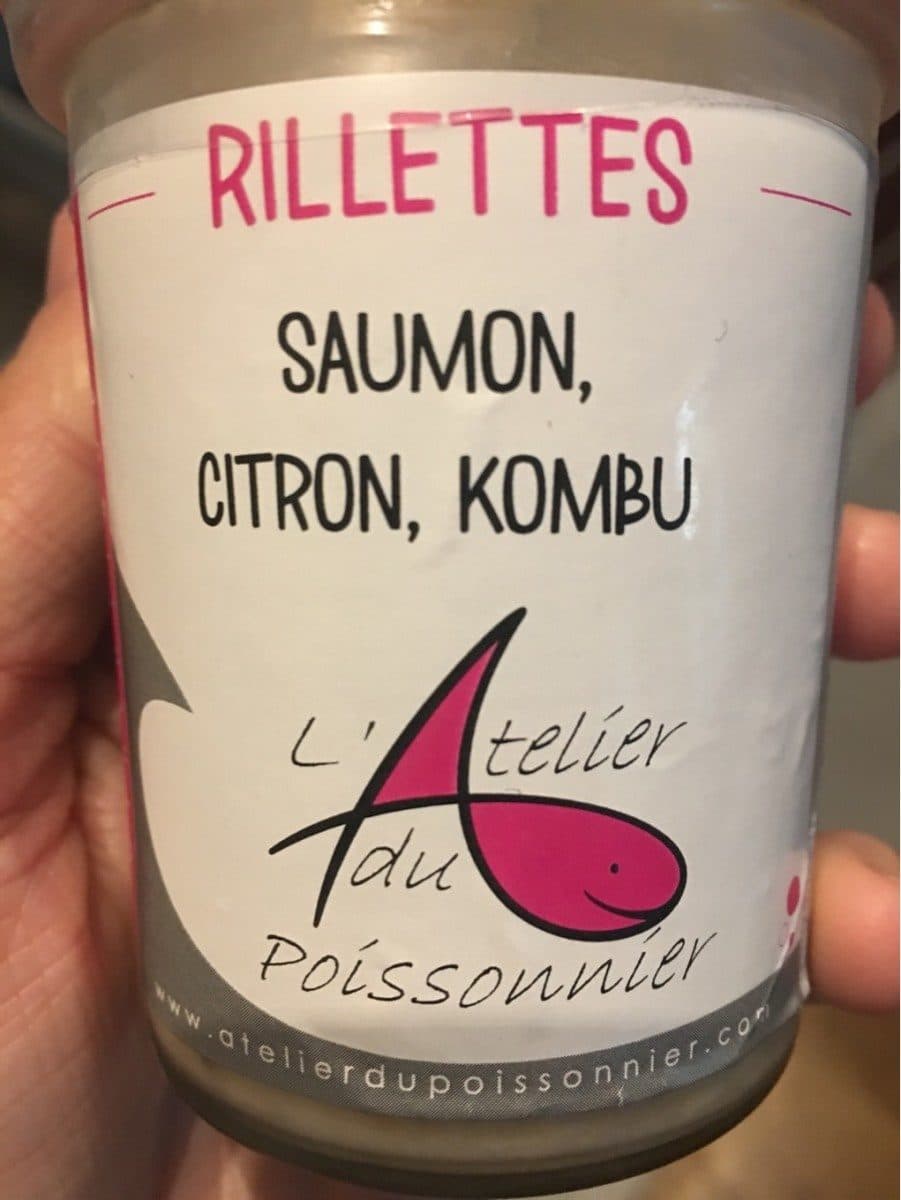 L'Atelier du Poissonnier Rillettes saumon citron kombu packshot