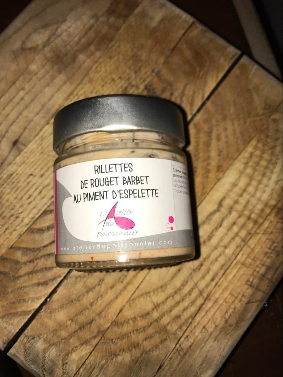 L'Atelier du Poissonnier Rillettes de rouget barbet au piment d'espelette packshot