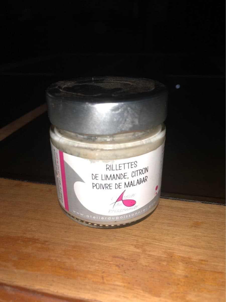 L'Atelier du Poissonnier Rillettes De limande,Citron Poivre De MALABAR packshot