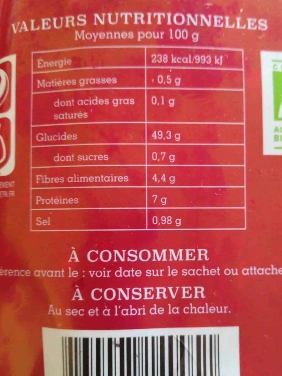 Open Food Facts Tourte bio packshot