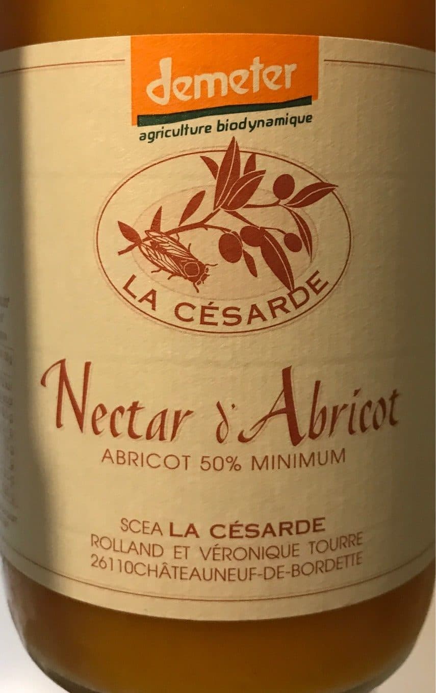 La Césarde Nectar D'Abricot La césarde packshot