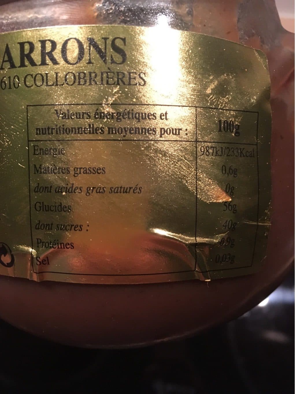 Confiserie Azureenne Creme de marron de Collobrieres packshot