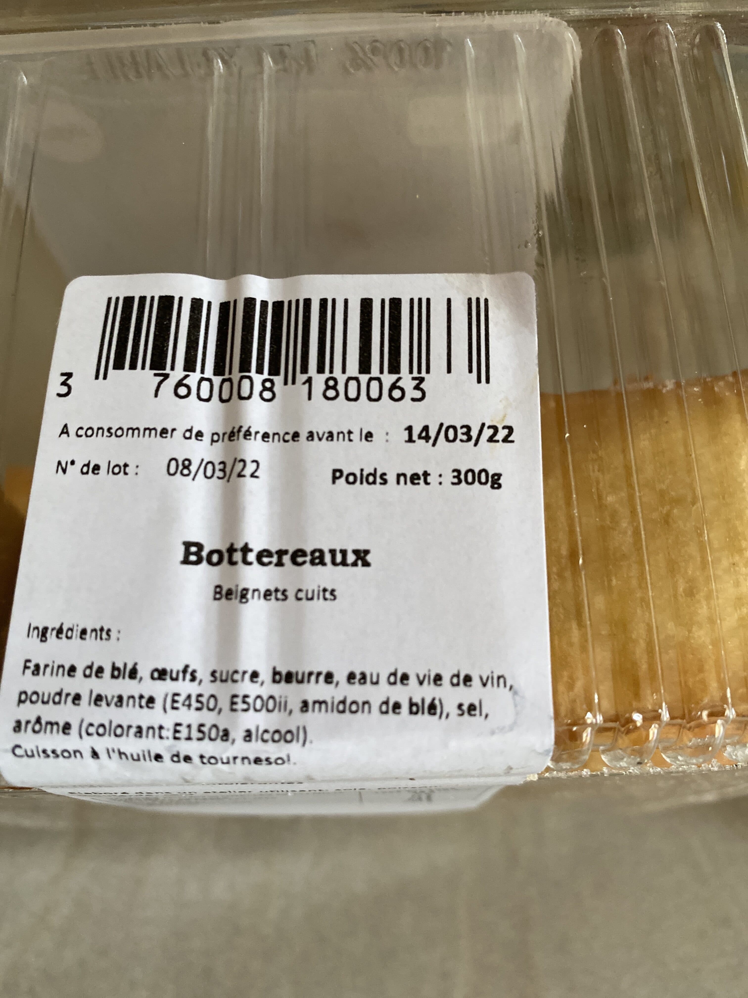 Les Fournées De La Vie Bottereaux - Beignets cuits packshot