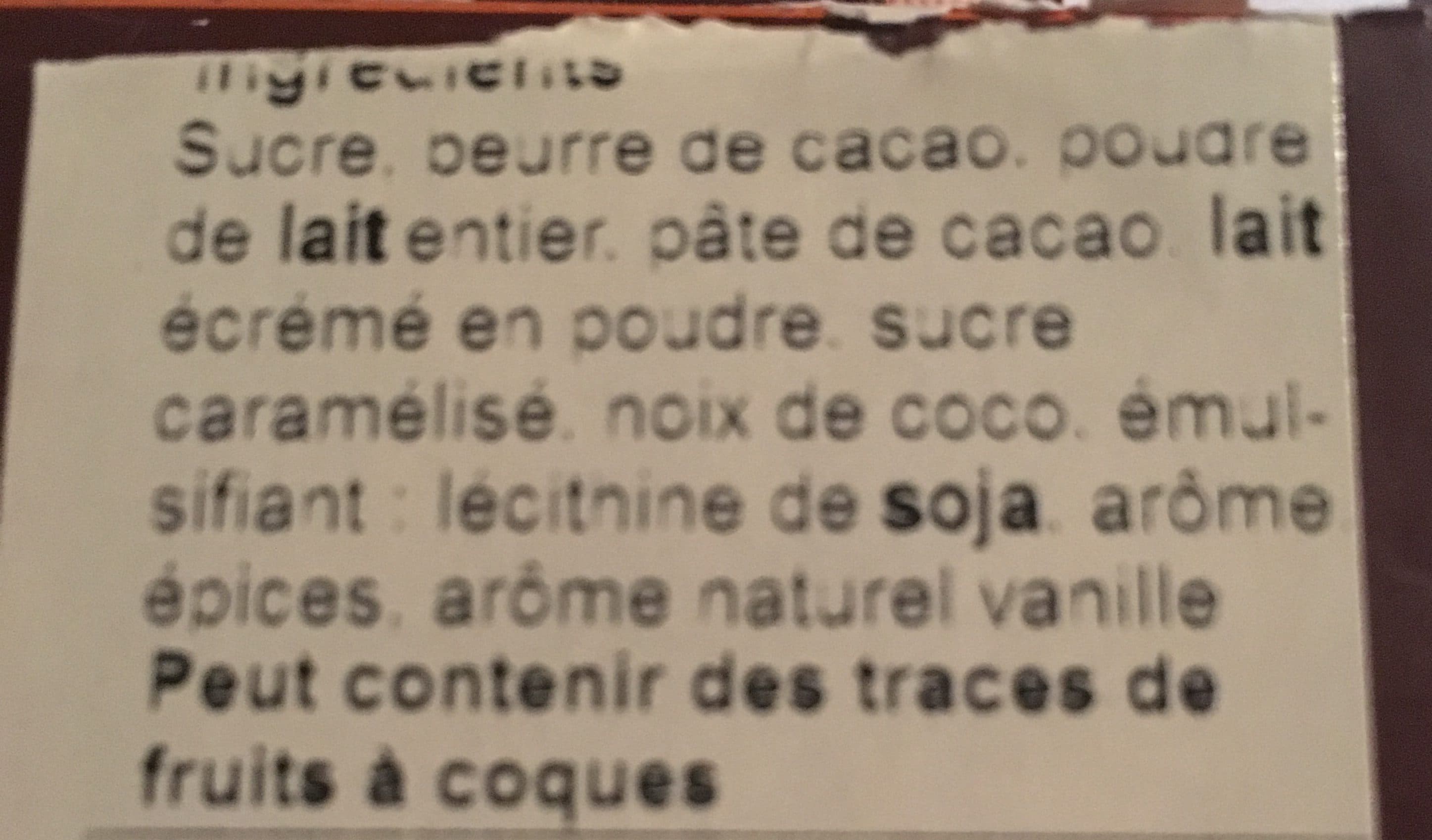 L'Artisan Chocolatier Blanc marbré lait caramel noix de coco packshot