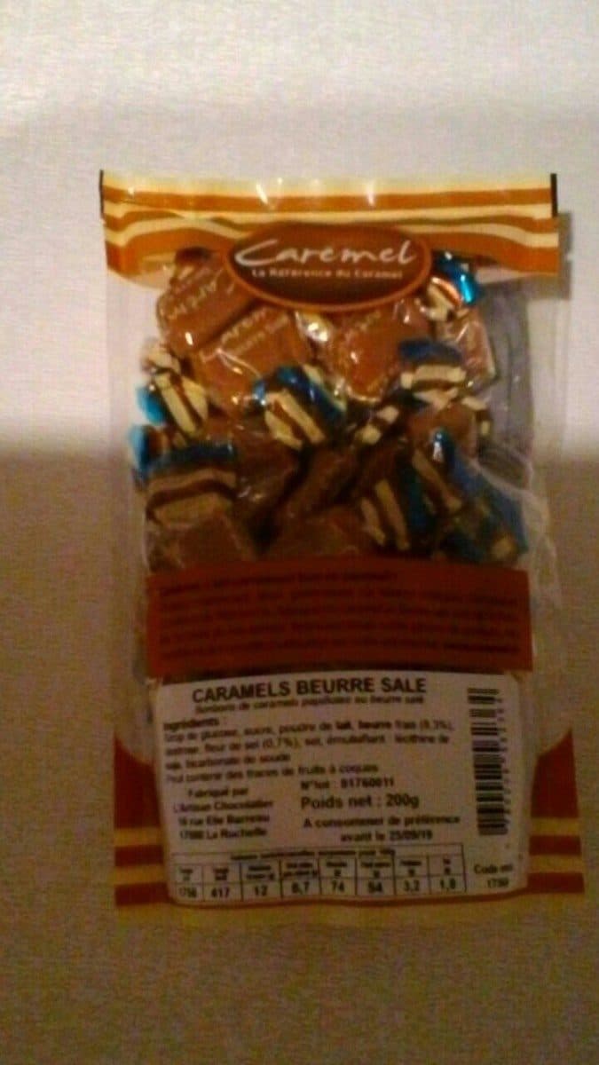 Open Food Facts Caramels beurre sale packshot