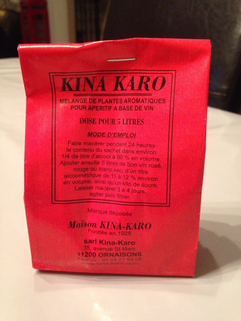 Maison Kina Karo Kina karo packshot