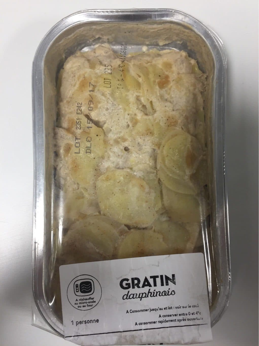 Monoprix Gratin Dauphinois packshot