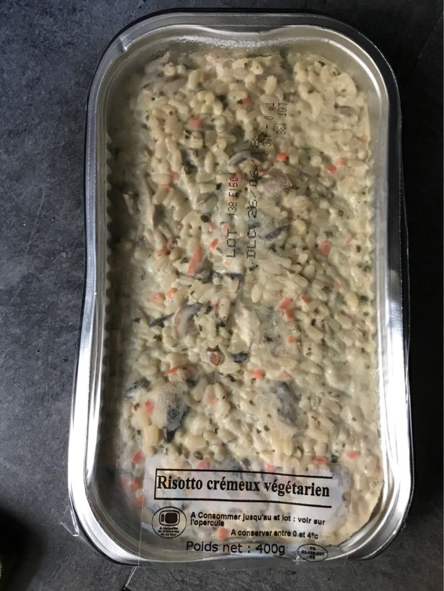 Open Food Facts Risotto crémeux végétarien packshot
