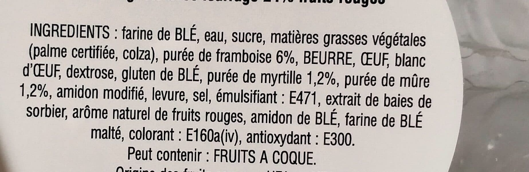 Délices Des Sept Vallées 8 mini beignets fruits rouges packshot
