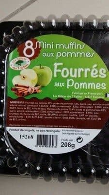 Les Délices des 7 Vallées Mini muffins aux pommes packshot