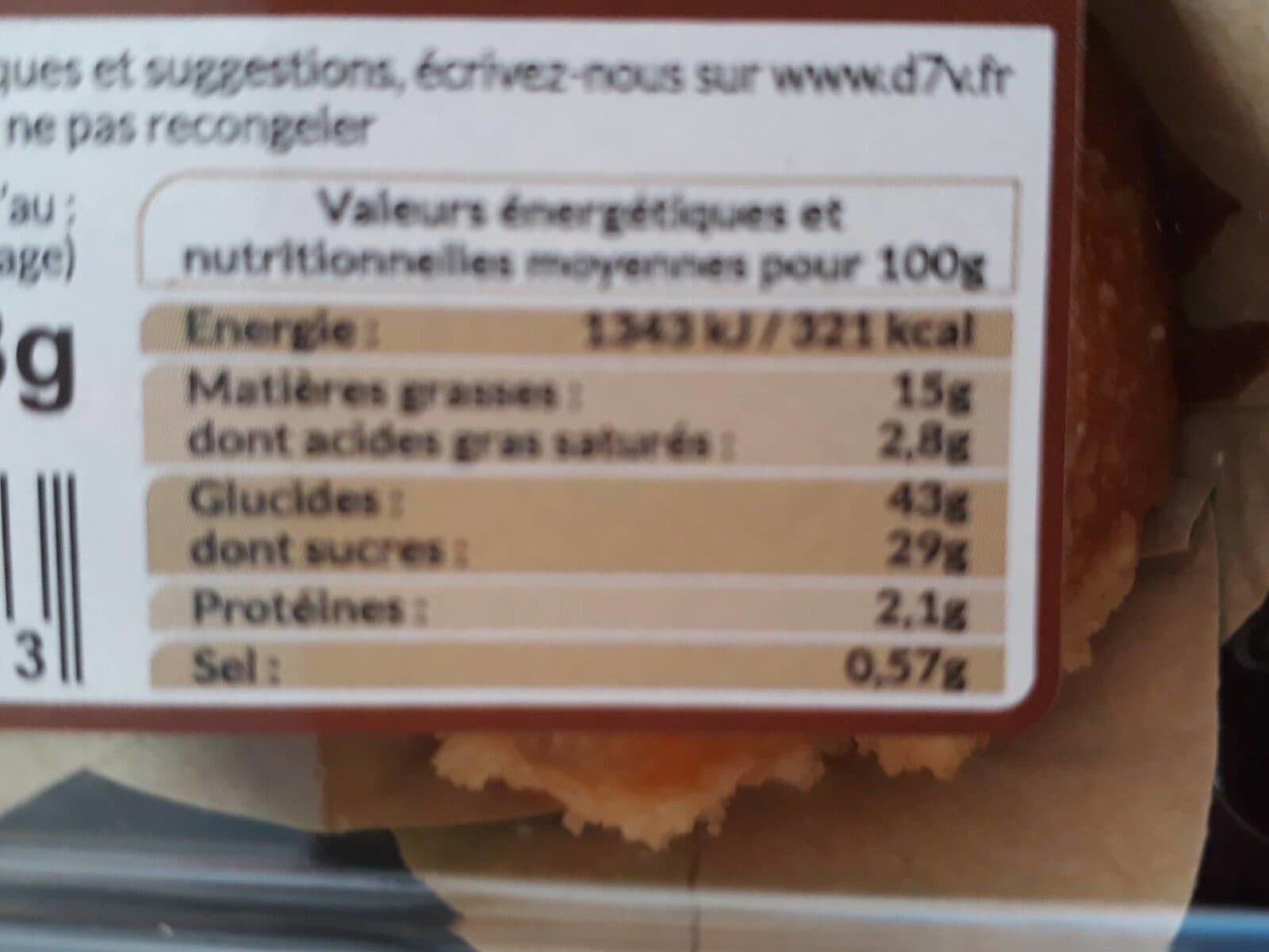 Les Délices des 7 Vallées Mini muffins aux pommes packshot