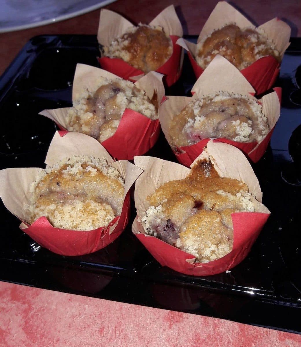 Les Délices des 7 Vallées Mini muffins coeur fondant aux fruits rouges packshot