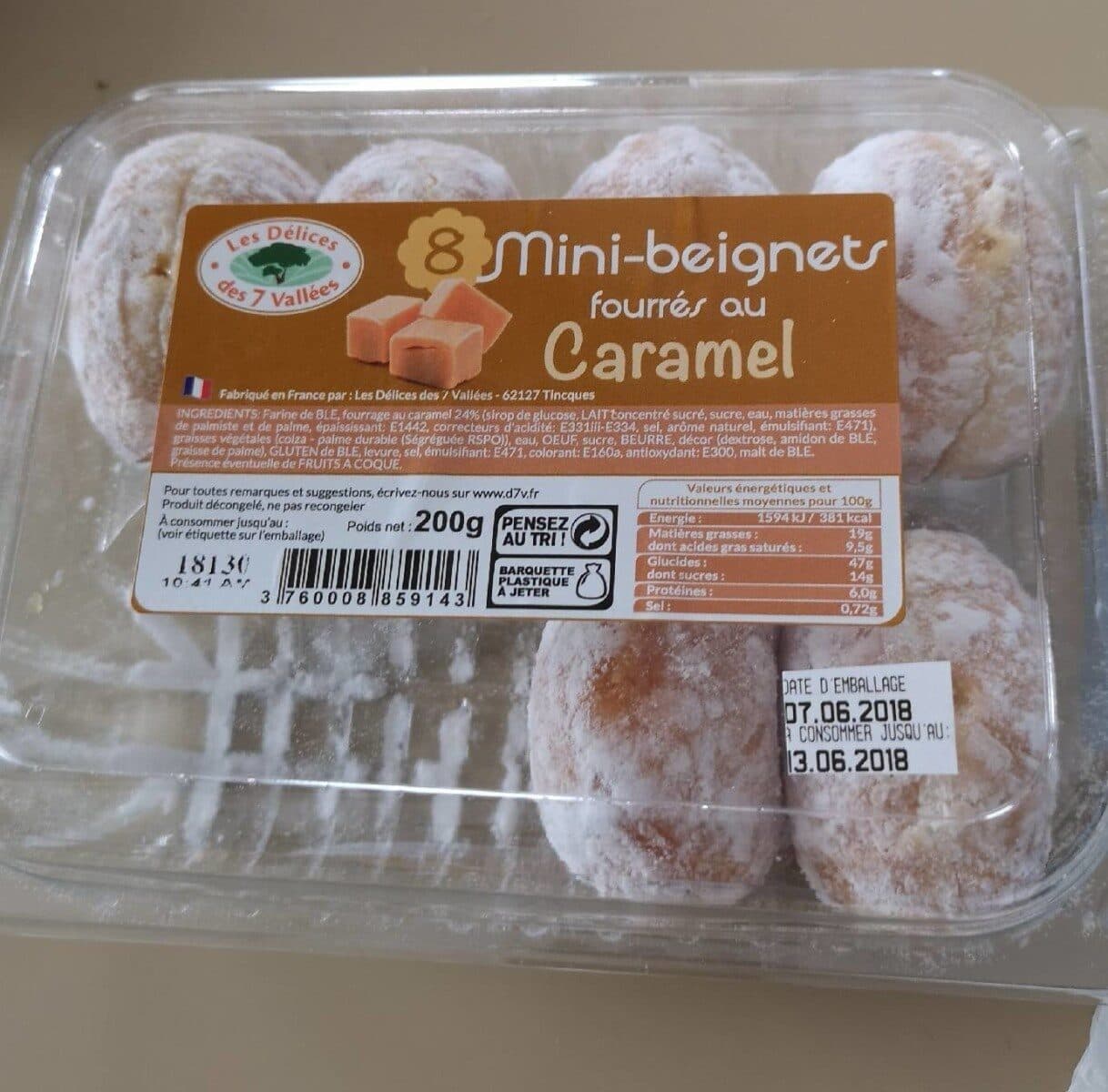 Les Délices des 7 Vallées Mini beignets fourrés au caramel packshot