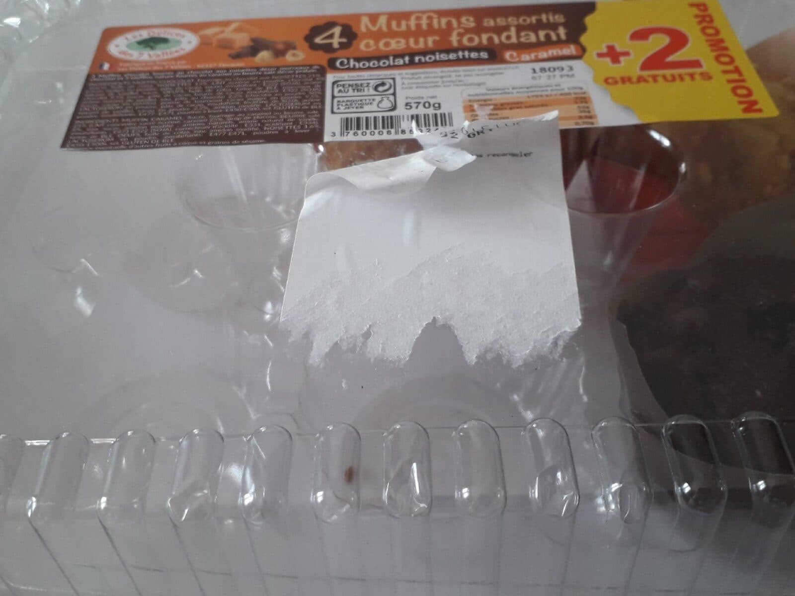 Open Food Facts Muffins assortis coeur fondant packshot