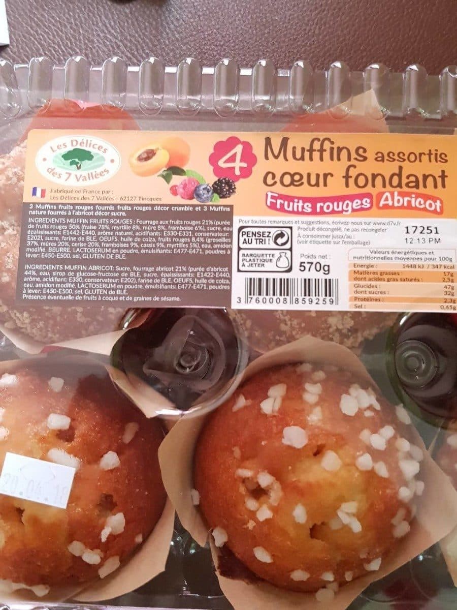 Les Délices des 7 Vallées Muffins packshot