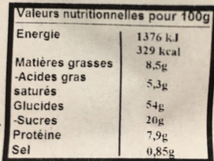 Les Délices des 7 Vallées Coquilles de noël packshot