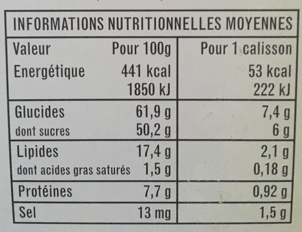 Les Ruchers du Luberon Calisson packshot
