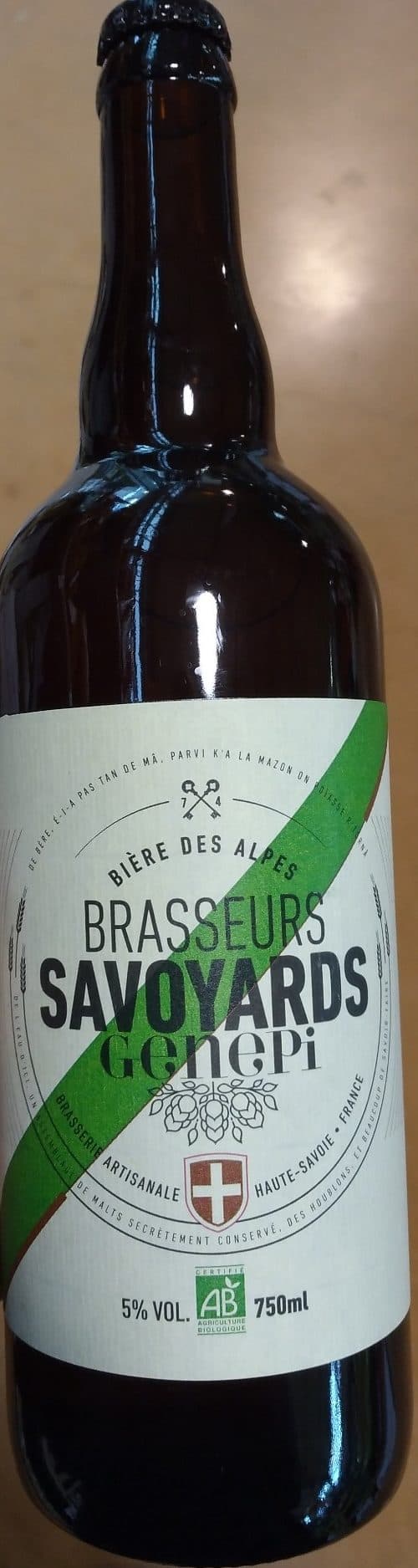 Les Brasseurs Savoyards Bière Génépi packshot