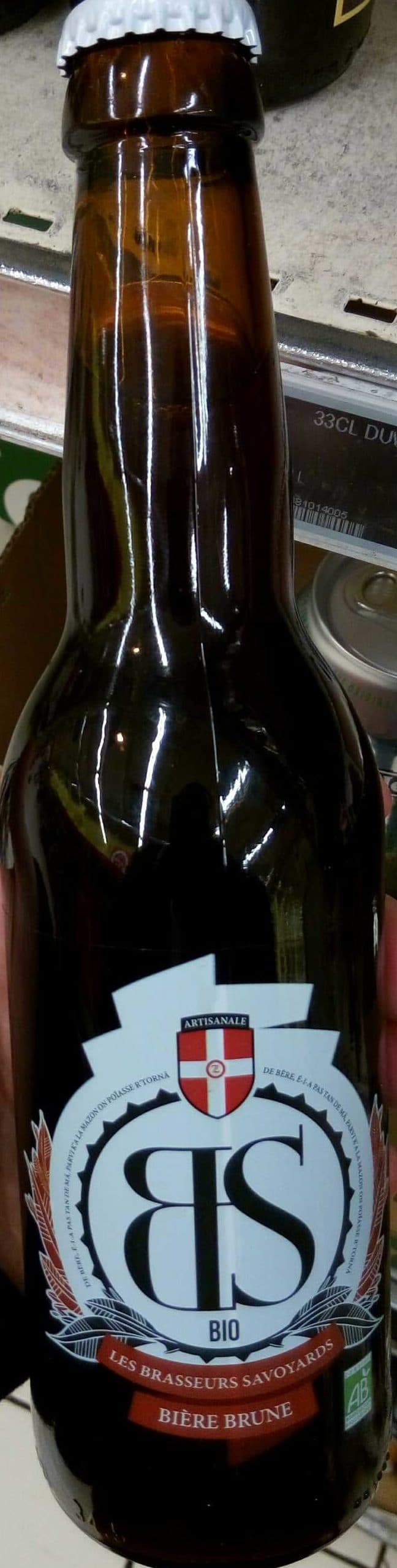 Les Brasseurs Savoyards Bière brune packshot