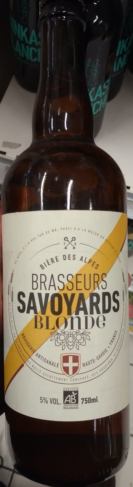 Les Brasseurs Savoyards Bière Blonde packshot