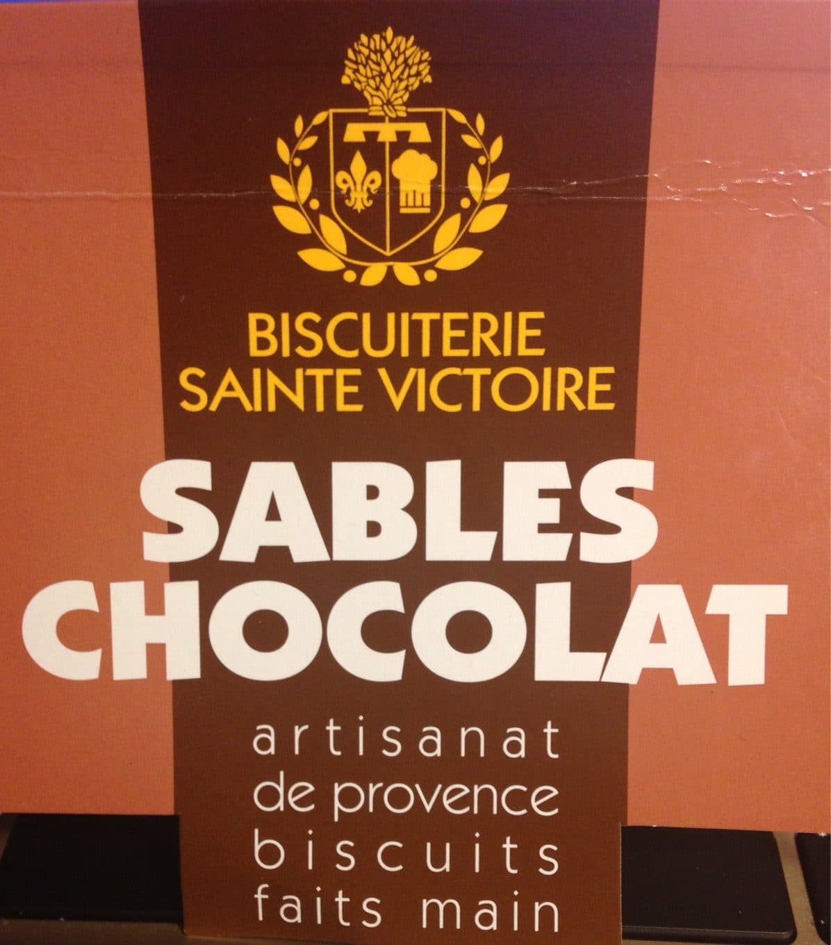 Biscuiterie Sainte Victoire Sablés chocolat packshot