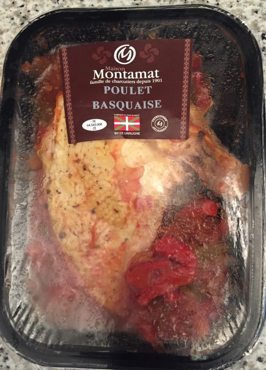 Montamat Poulet basquaise packshot
