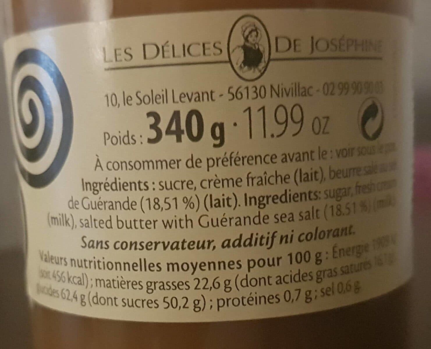 Open Food Facts Crème de caramel au beurre salé packshot