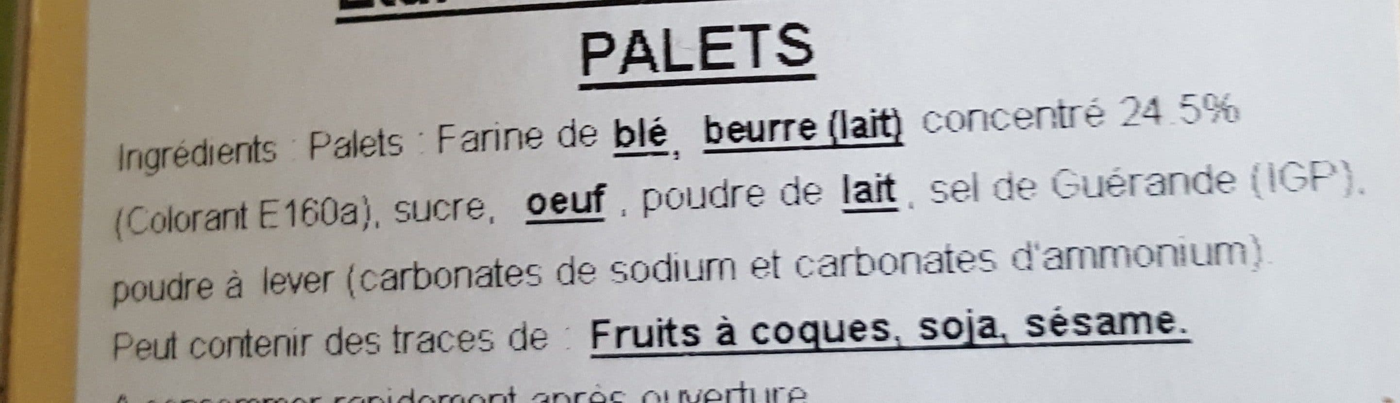 Les Delices De Josephine Palets bretons packshot