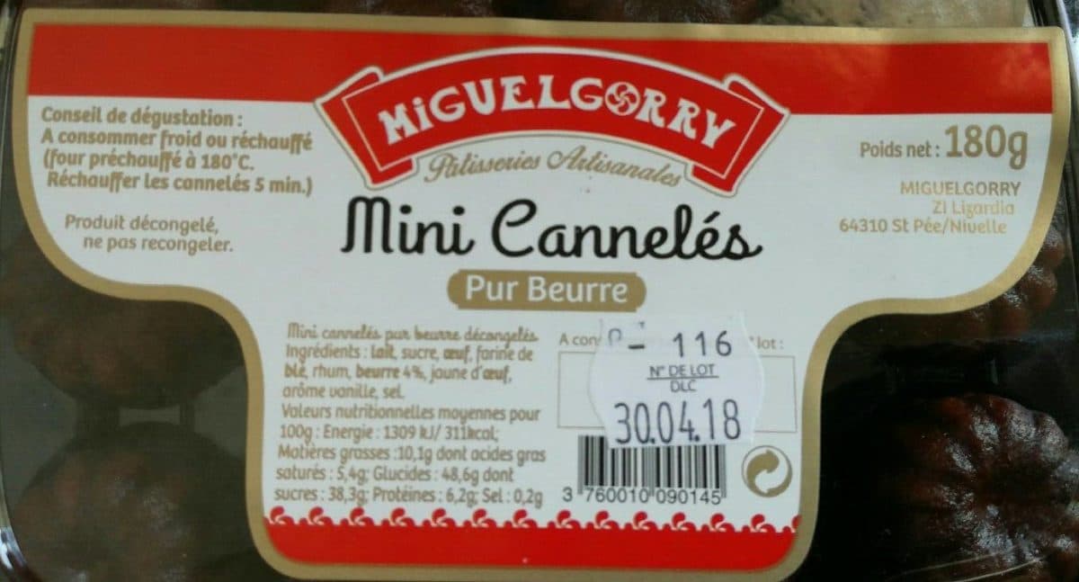 Miguelgorry Mini Cannelés packshot