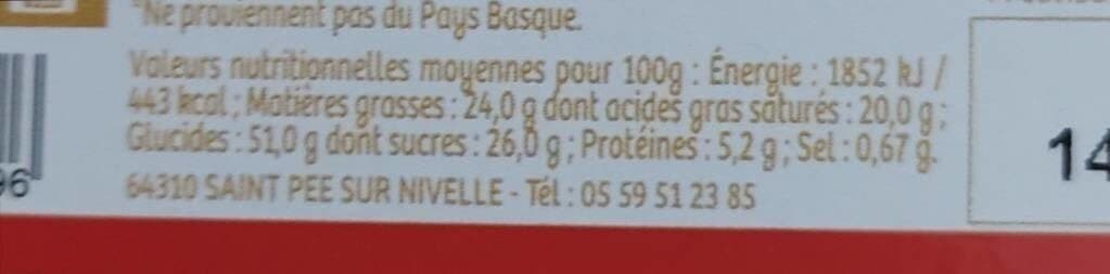 Miguelgorry Gâteaux basques packshot