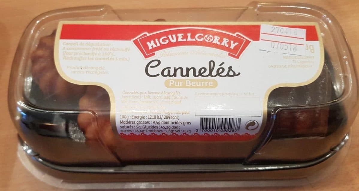 Miguelgorry Cannelés Pur Beurre packshot