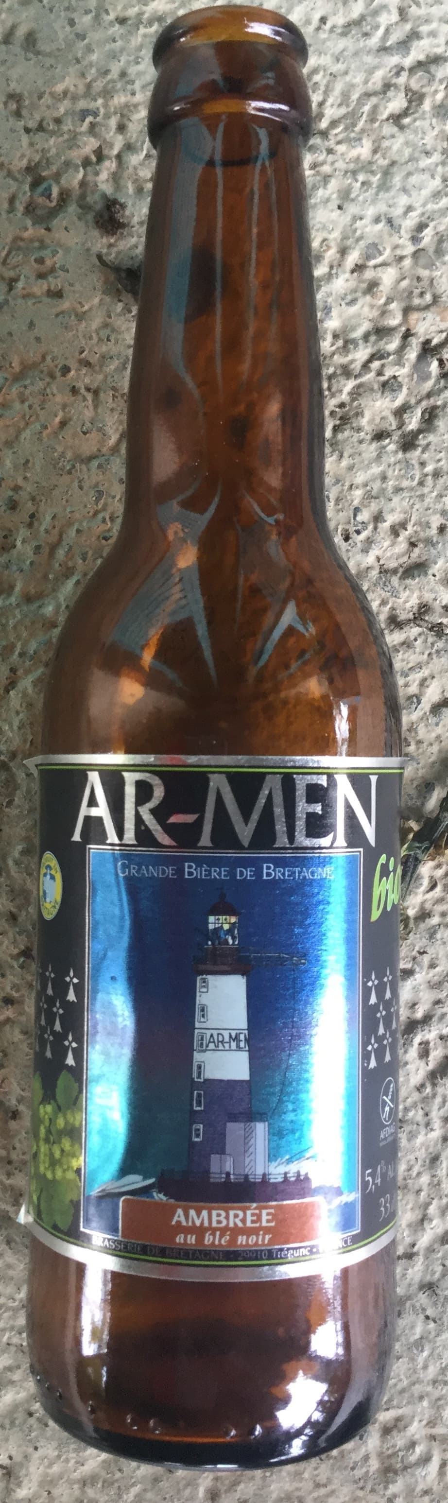 Ar-men Ambrée au blé noir packshot