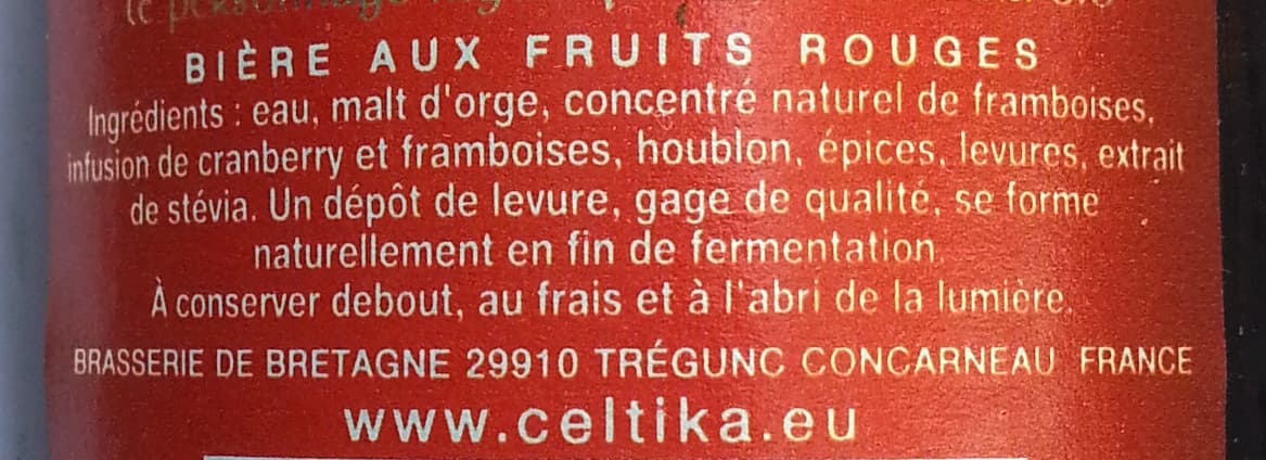 Celtika Cranberry packshot